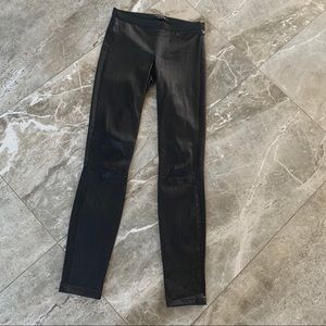 Theory - Black LEATHER Leggings